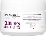 Goldwell Dualsenses Blonde & Highlights 60 Sec Treatment Ma Masca de păr pentru Păstrarea Culorii 200ml