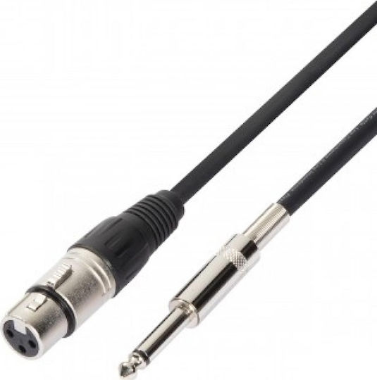 Soundsation XLR female to 6.3mm male 10m Cable (BMCJX-10BK)