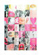 San Lorentzo Love Fabric Shower Curtain 180x180cm Pink 148