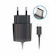 Forever Charger with Built-in Cable micro USB Blacks (5900495447999)