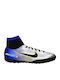 Nike Kids Turf Soccer Shoes with Sock Silver