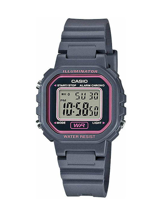 Casio Digital Ceas Cronograf cu Gri Curea de Ca...