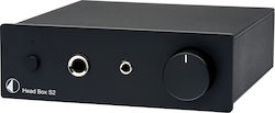 Pro-Ject Audio Head Box S2 Επιτραπέζιος Αναλογικός Ενισχυτής Ακουστικών 2 Καναλιών με Jack 3.5mm/6.3mm