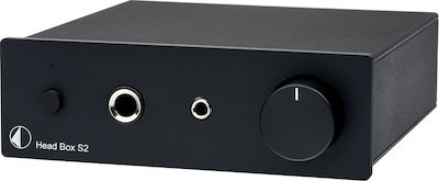 Pro-Ject Audio Head Box S2 Επιτραπέζιος Αναλογικός Ενισχυτής Ακουστικών 2 Καναλιών με Jack 3.5mm/6.3mm