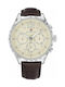 Tommy Hilfiger Gavin Watch Chronograph Battery with Brown Leather Strap