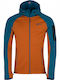 Kilpi Yoho Men's Sweatshirt Jacket with Hood Orange