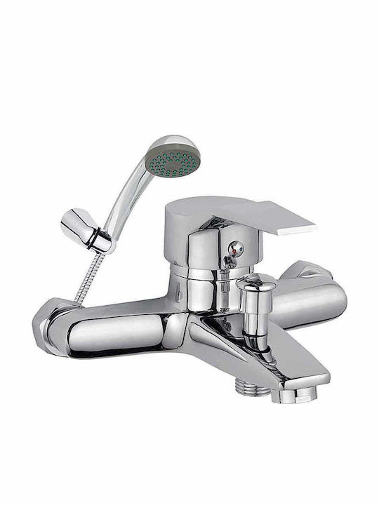 Gloria KRAMER NEW Mixing Bathtub Shower Faucet Complete Set Silver
