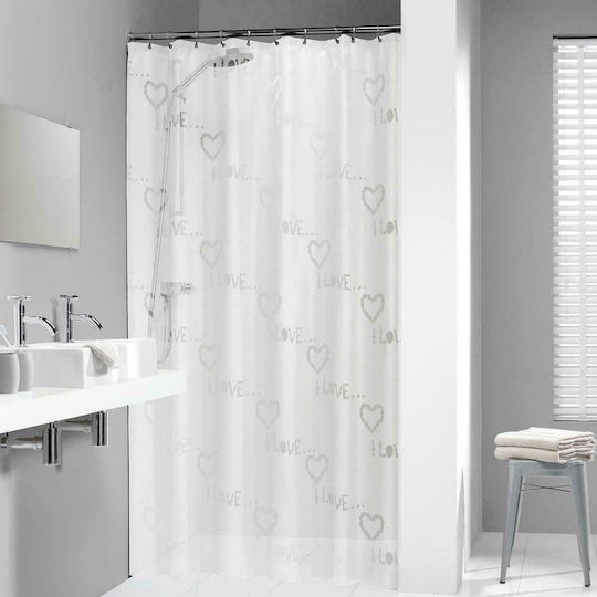Sealskin Condens Κουρτίνα Μπάνιου 180x200 cm Διάφανη