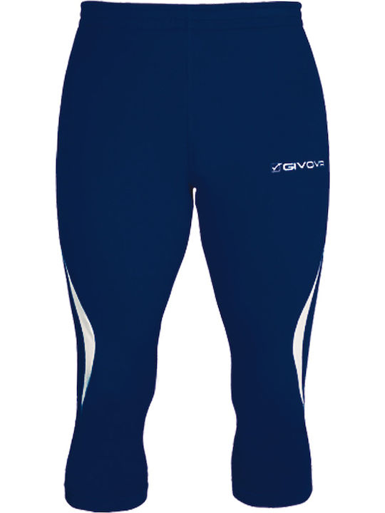 Givova Running Pinocchietto Мъжки Спортни Клинове Capri Син