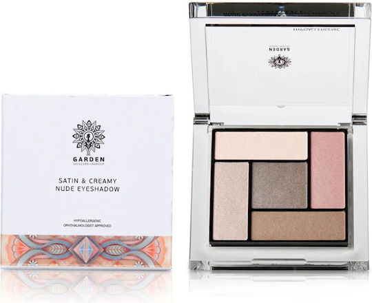 Garden Satin & Creamy Nude Eyeshadow Lidschattenpalette in fester Form No1 6gr