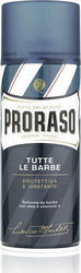 Proraso Blue Shaving Foam with Aloe Vera for Sensitive Skin 400ml