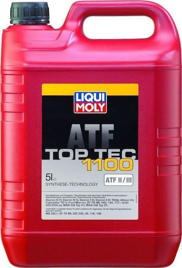 Liqui Moly ATF Top Tec 1100 Βαλβολίνη Αυτοκινήτου για Αυτόματο Κιβώτιο Ταχυτήτων 5lt