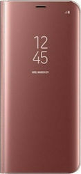 Hurtel Clear View Plastic Book Rose Gold (Galaxy S7 Edge)