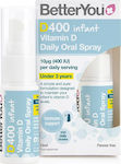 BetterYou Dlux 400iu Infant Spray D3 Βιταμίνη για Ανοσοποιητικό 400iu 15ml