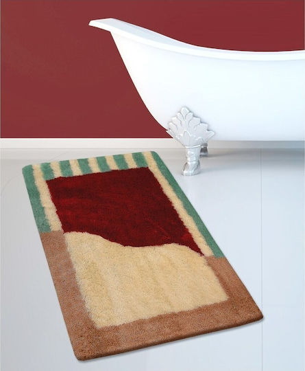 San Lorentzo Бански килим Правоъгълена Iris 1422BEIGE Кафяв 60x100бр