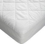 Vesta Home Single Quilted Mattress Cover Fitted Μινέρβα White 100x200cm