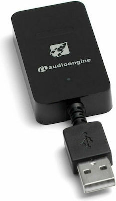 Audioengine W3 Premium Wireless Audio Adapter DAC with USB Input Black