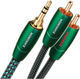 Audioquest 3.5mm Male To RCA Male Audio Cable Green 1m With Gold Plated Terminals Evergreen