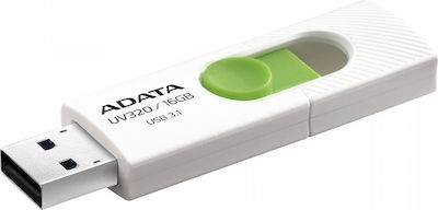 Adata UV320 16GB USB 3.1 White/Green