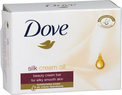 Dove Silk Cream Oil Baton de săpun pentru Mâinile , Fața & Corpul 100gr