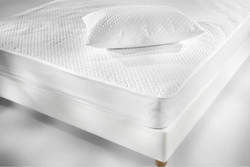 La Luna Single Quilted Mattress Cover Fitted Elegance White 100x200+35cm