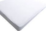 La Luna King Size Waterproof Terry Mattress Cover Fitted Dry Sleep White 180x200+35cm