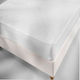 La Luna Protective Cover Queen Waterproof with Skirt Jersey White 160x200+30cm