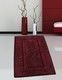 San Lorentzo Bath Mat Cotton Border 1006 PURP Bordeaux 50x80cm