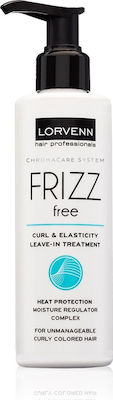 Lorvenn Frizz Free Curl Style & Elasticity Leave-I Lotion de reconstrucție pentru Păr Uscat (1bucx200ml)