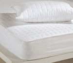 Nef-Nef Single Quilted Mattress Cover Fitted Καπιτονέ White 100x200cm