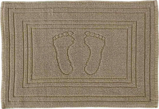 Dimitracas Badematte Baumwolle Rechteckig Diros 05543.003 Beige 45x65cm