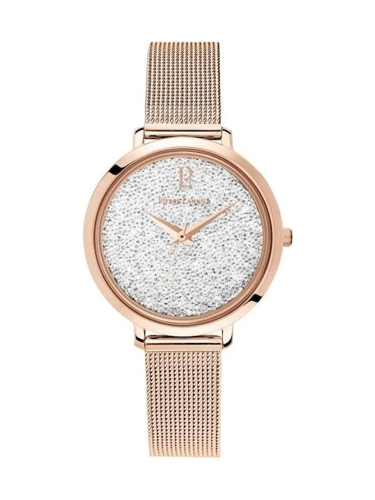 Pierre Lannier Watch with Pink Gold Metal Bracelet 105J908