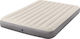 Intex Camping Air Mattress Double Deluxe Single High 191x137x25cm