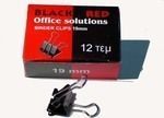 Document Holder Metallic Black / Clip No1 19mm