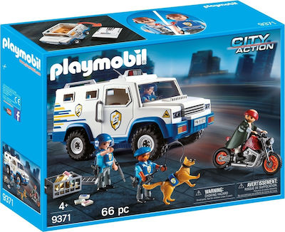 Playmobil City Action Όχημα Χρηματαποστολής για 4+ ετών