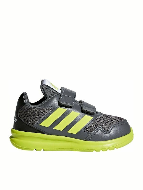 Altarun Altarun Kids Sports Shoes Running with Hoop & Loop Closure Gray