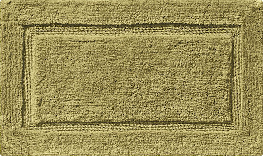 Joy Bath Antiderapant Covoraș de Baie Bumbac Border Verde 40x60buc