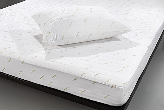 Guy Laroche Protective Cover Single with Skirt White 100x200+28cm