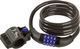M-Wave Digit DS 8.15 Bicycle Cable Lock with Combination Black