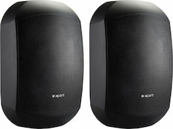 Apart Audio MASK4CT Επιτοίχια Ηχεία (Ζεύγος) Μαύρα MASK4CT-BL