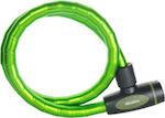 Master Lock 8228EURDPRO Bicycle Cable Lock with Key Green