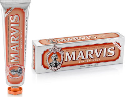 Marvis Ginger + Xylitol Toothpaste for Ulitis , Plaque & Cavities 85ml