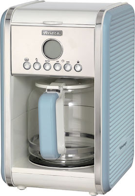 Ariete 1342 Vintage 1342/05 Programmierbar Filterkaffeemaschine 960W Light Blue