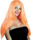 Carnival Wig Straight Orange 60cm