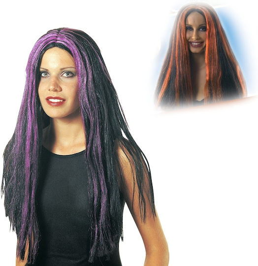 Carnival Wig Straight Brunette for Halloween 60cm