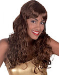 Carnival Wig Curly Chestnut