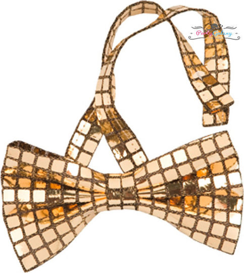 Carnival Bow Tie Gold 1pcs