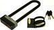 Author U-lock AUL Cliff SM Bicycle Pedal Lock with Key Black