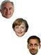 Carnival Paper Mask Full Face Political Figures (Μiscellaneous Designs)