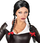 Carnival Wig with Braid Black